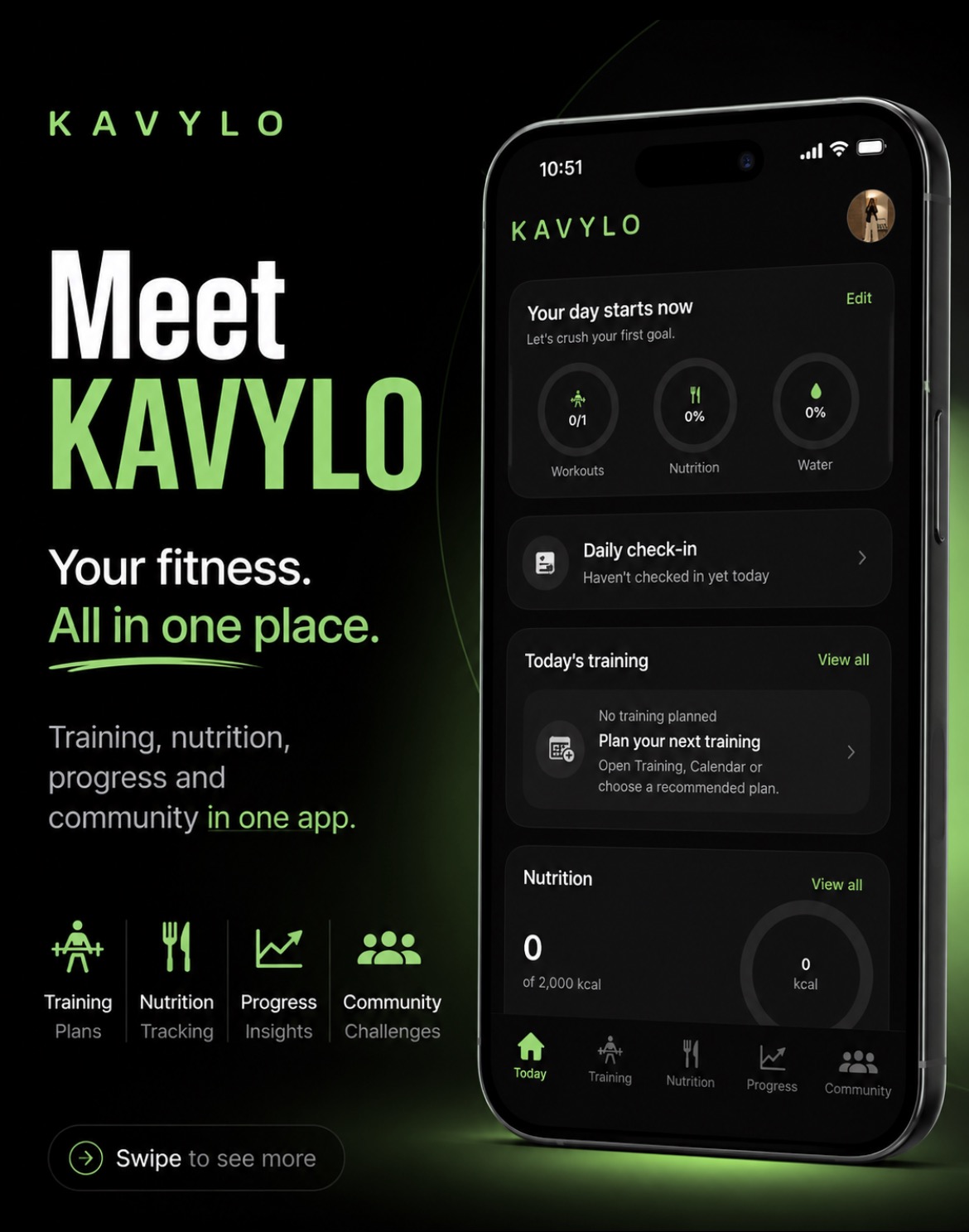 Meet KAVYLO – your fitness, all in one place